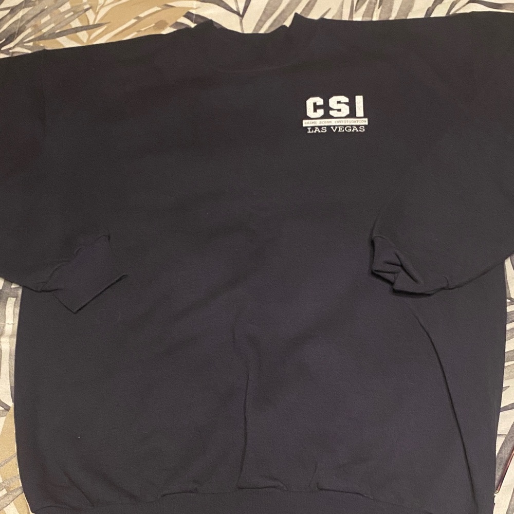 CSI Las Vegas Black Sweatshirt Size M